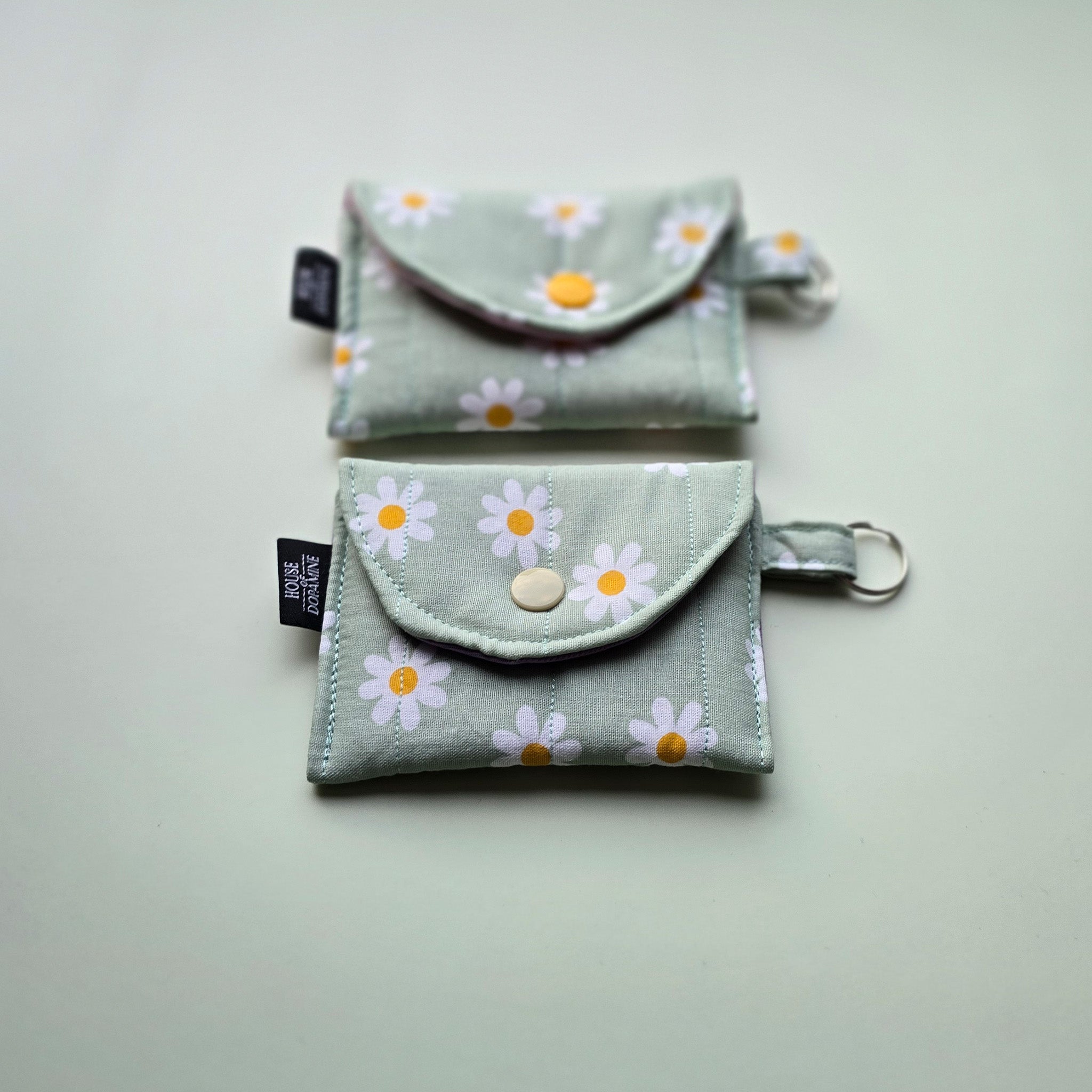 Quilted Coin Purse - Daisy