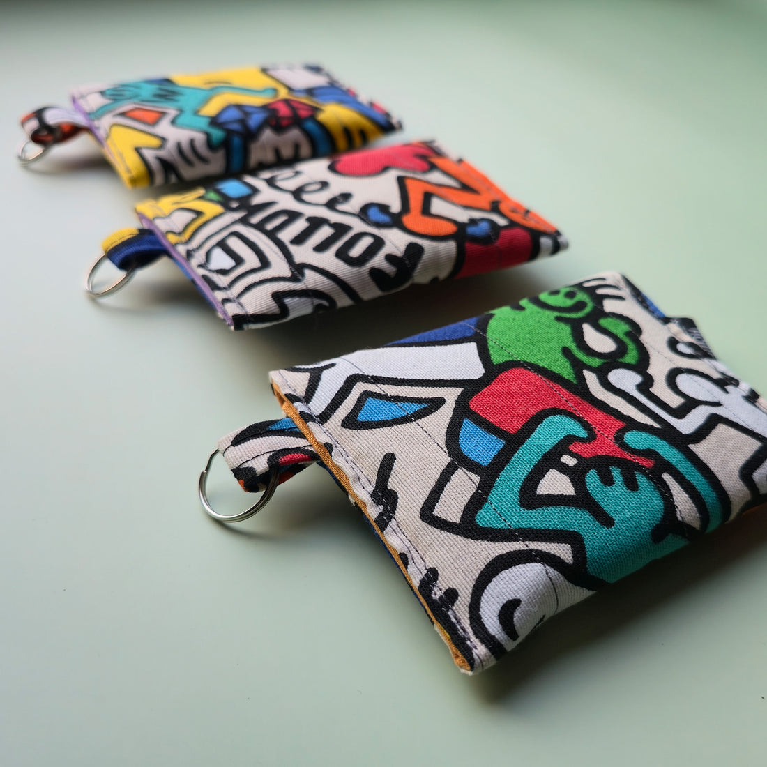 Quilted Coin Purse - Keith Haring