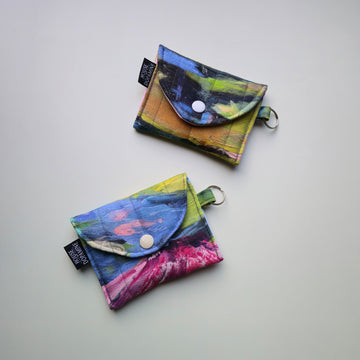 Quilted Coin Purse - Monet Water Lilies